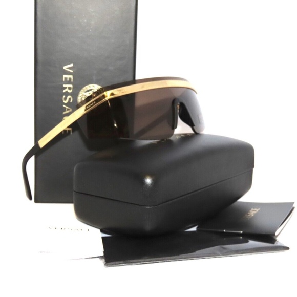 Versace 2208 1002/3G Gold Brown Sunglasses